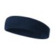 thumbnail image 3 of Bandas para el sudor Diadema deportiva para hombres y mujeres - Banda para el sudor de tela de algodón atlético que absorbe la humedad para tenis, baloncesto, correr, gimnasio, hacer ejercic, 3 of 4