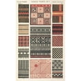 thumbnail image 2 of Owen Jones 16x24 Black Ornate Framed Double Matted Museum Art Print Titled: Savage Tribes No. 1 (1856), 2 of 5