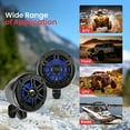 thumbnail image 6 of Pyle 4” Waterproof Off-Road Speakers 150W 2-Way Marine Woofer Sound System & 360° Rotatable Bracket, 6 of 7