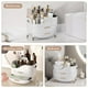 thumbnail image 4 of Organizador de maquillaje YGJT de gran capacidad para tocador blanco, 4 of 6