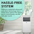 thumbnail image 5 of Whynter ARC-102CS 10,000 BTU 3-in-1 Portable Air Conditioner, Dehumidifier and Fan Bundle with 2 YR CPS Enhanced Protection Pack, 5 of 11