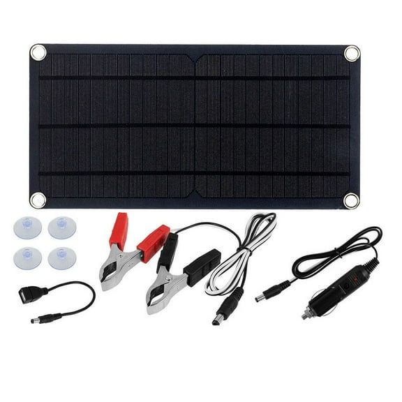 Premium Solar Battery Charger 6V Solar Panel Kit for Car Motorcycle Boat