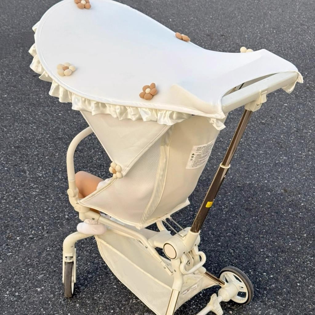 Infant Strollers Sunshade Canopy Sun Protections Pushchair Cart Awning for Daily Park Walking and Shopping Trip