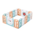 thumbnail image 1 of Valla de juegos para bebés Valla de seguridad para bebés plegable de alta estabilidad Valla de seguridad para bebés 14+2, 1 of 12
