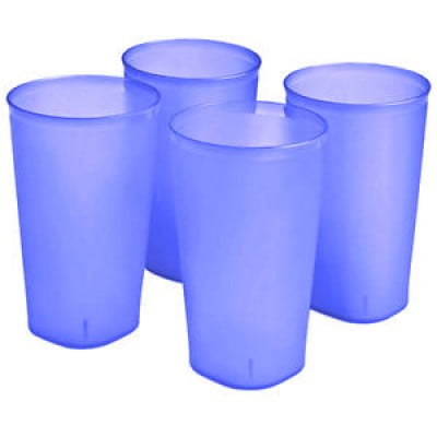 Sterilite 09244H08 20 oz Tuquoise Blue Tint Tumblers