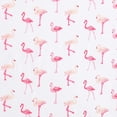 thumbnail image 5 of Beatrice Home Fashions, Whimsical Print 4PC Sheet Set, King, Flamingo Pink, 5 of 6