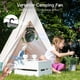 thumbnail image 4 of FRIZCOL Ventilador de camping 3 en 1 – Ventilador portátil recargable – Ventilador con batería de 24000 mAh de 9 pulgadas (140 horas) – Ventilador USB con luz y control remoto para interior, exterior,, 4 of 5
