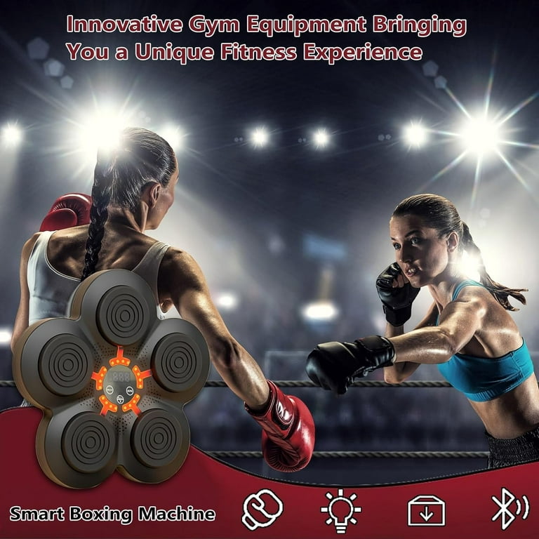 Music Boxing Machine, Intelligent Boxing Training Equipment, Humming And  Shining Fitness Training Tools