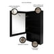 thumbnail image 3 of Botiquin Para Baño DANBURY Con Espejo Organizador, 3 of 5