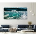 thumbnail image 2 of Giant Art 72x36 Broken waves Fine Art Giant Canvas Print in White, 2 of 3