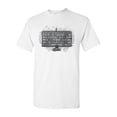 thumbnail image 1 of The Beggar Computer Keyboard Salih Gonenli Artworks Funny DT Adult T-Shirt Tee, 1 of 2