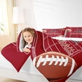 thumbnail image 3 of Erosebridal Teens Eat Sleep Baseball Queen Comforter Set 3pcs,Sport Gamer Bedding Comforter Set for Kids Boys Girls,Breathable Home Decor, 3 of 6