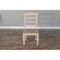 thumbnail image 3 of Sunny Designs Westwood Village 41" Wood Ladderback Chair in Taupe Off White, 3 of 8
