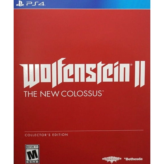 Restored Wolfenstein II: The New Colossus Game Collector's Ed.(Ps4) (Refurbished)