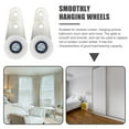 thumbnail image 4 of Yongwei 4pcs Sliding Closet Door Rollers Smooth Nylon Wheels, 4 of 7