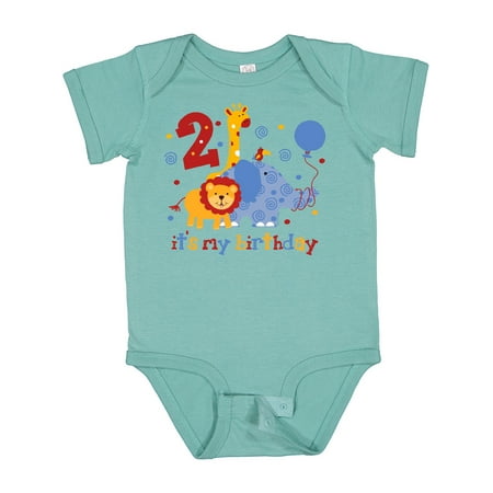 

Inktastic Safari 2nd Birthday Boys or Girls Baby Bodysuit