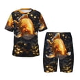 thumbnail image 1 of Balery Golden Koi And Treasure Conjunto de Pijama Infantil de Manga Corta con Estampado – Ropa de Dormir de Algodón Suave-XX-Large, 1 of 6
