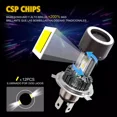 thumbnail image 4 of Faro Led H4 Hb2 9003 Foco Moto Alta Y Baja Ojo De Ángel Csp, 4 of 7