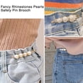 thumbnail image 4 of Metal Waist Cincher Pin for Pants, Adjustable Trouser Clip Multi-functional for Tops & Skirts, Simple Style, 4 of 7