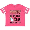 thumbnail image 3 of Inktastic Party at My Crib 2 A.m. Bring Bottle Baby Humor Boys or Girls Toddler T-Shirt, 3 of 5