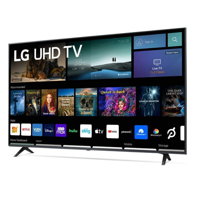 Mediate Periodisk Slapper af LG 50" Class 4K UHD 2160P webOS Smart TV - 50UQ7070ZUE - Walmart.com