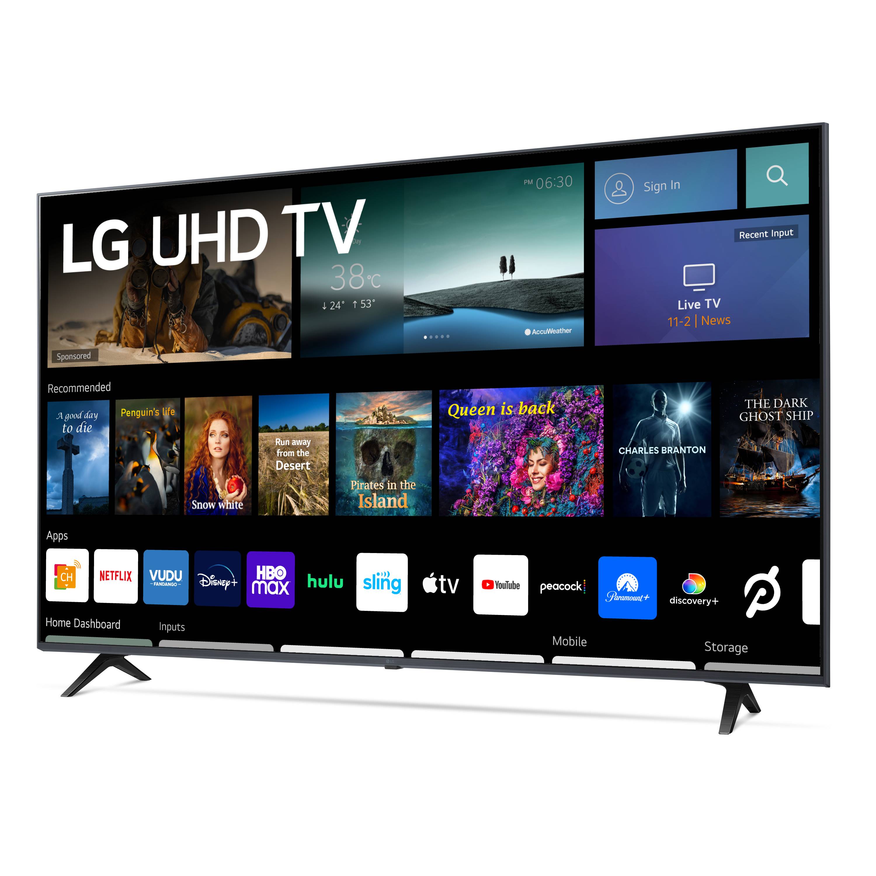 LG 50” 4K UHD Smart TV 2160p webOS, 50UQ7070ZUE - image 6 of 15
