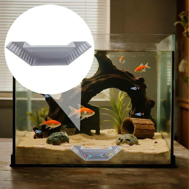 Aquarium Fish Tube Viewing Tunnel Reptile Aquatic Terrarium Decoration Hideout Large Corner Underground Dome Design for Enhanced Underwater Observation
