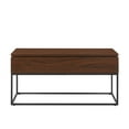 thumbnail image 3 of Walker Edison Modern Wood and Metal Lift-Top Coffee Table, Dark Walnut, 3 of 10