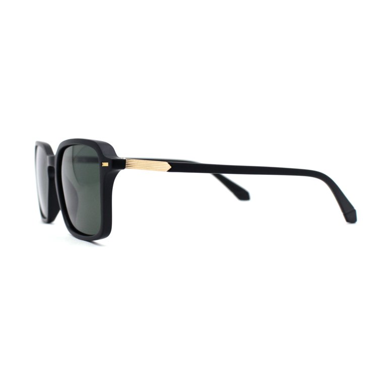 SA106 Polarized Men's Sunglasses - Rectangular Keyhole Design, UV400 Protection, Lightweight