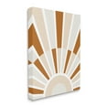 thumbnail image 3 of Stupell Industries Abstract Sun on Horizon Alternating Stripes Earth Tones Graphic Art Gallery Wrapped Canvas Print Wall Art, Design by Martina Pavlova, 3 of 7