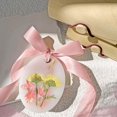 thumbnail image 5 of Aromatic soy wax sachets, with pink ribbon dried flower wax sachets, romantic wedding gift, eco-friendly, car air freshener, 5 of 5