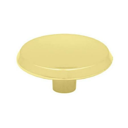 Solid Brass Dimmer Knob Brainerd Mfg Co/Liberty Hdw P65015H-PB-C Cabinet Knob, Concave Round, Brass-Plated, 1.5-In. - Quantity 12 ()