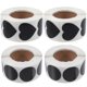 thumbnail image 1 of 4 rollos de pegatinas para regalo de boda, pegatinas compactas, etiquetas con forma, 1 of 7