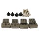thumbnail image 2 of Cesta de amortiguador de 4 piezas 4x Cesta De Amortiguador Delantera / Trasera Para 1:16 WPL C24 RC Piezas De Actualización De Automóviles De Titanio titanio Magideal Cesta de amortiguador de 4 piezas, 2 of 6