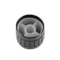 thumbnail image 4 of 2Pcs 21x17mm Aluminium Alloy Potentiometer Rotary Knob for 6mm Hole Black, 4 of 4