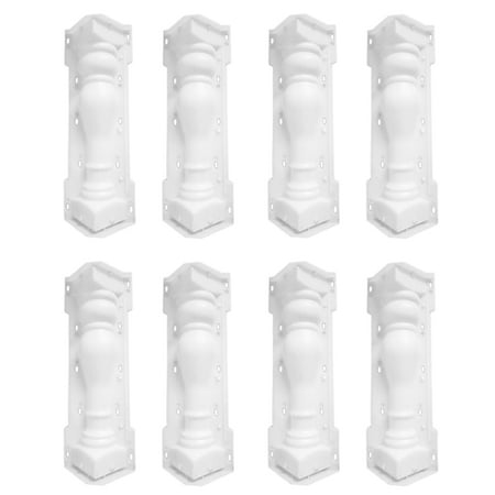 

4 set 60X14cm Roman Column Mold Balcony Garden Pool Fence Cement Railing Plaster Concrete Mold Column Mold