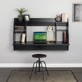 thumbnail image 4 of Prepac Floating Double Wide Desk, 4 of 6