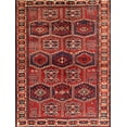 thumbnail image 1 of Ahgly Company Machine Washable Indoor Rectangle Traditional Dark Gold Brown Area Rugs, 8' x 10', 1 of 7