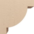 thumbnail image 3 of 11"W x 22"D x 22"H Classic Alpine Rough Cedar Woodgrain TimberThane Corbel, Primed Tan, 3 of 6