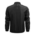 thumbnail image 3 of Zpanxa Jackets for Men Bomber Jacket Lightweight Casual Spring Fall Winter Windbreaker Zip Up Coat wit Pocket Black XXL, 3 of 3