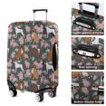 thumbnail image 5 of Cute Boxer Dog and Flowers Florals Luggage Cover Fashion Suitcase Cover Baggage Covers Fit 25-28 Inch Luggage (Go Travel), 5 of 5