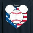 thumbnail image 3 of Disney - Americana - Mickey Baseball Flag Diamond - Men's Long Sleeve T-Shirt, 3 of 5