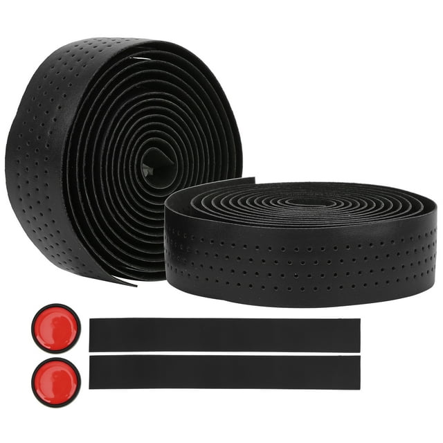 Anti-Slip Handlebar Belt, Lightweight Portable Bar Tape Handlebar Strap, For Road Bike Racing Users' Hands Decoration Protection Black