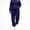 Dark Blue, variant on Vornjynx Plus Size Womens 2 Piece Sets Fall Outfits Hooded Pullover Long Sleeve Tops Jogger Pants Lounge Matching Sets Dark Blue Size 2XL