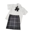 thumbnail image 4 of Uniforme japonés para mujer, bonita falda de uniforme escolar para niñas para espectáculos. XS, 4 of 8