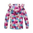 thumbnail image 4 of Lkhaha Girls Jacket Zipper Hooded Windbreaker With Detachable Cute Cartoon Cat Print Waterproof Raincoat Coat Size 18-24 Months, 4 of 7