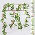 thumbnail image 4 of Artificial Garland Fake Plants Ivy Wisteria Flowers Hanging Plants Wedding Decor, 4 of 4