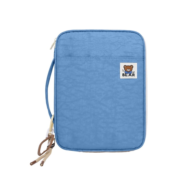 SLYNSHome Laptop Sleeve with Front Pocket,Tablet Sleeve Shockproof Protective Laptop Case Briefcase Handbag, Computer Carrying Bag - Blue