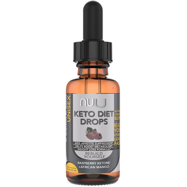 NU U Supplements Keto Diet Drops Weight Loss + Tone up +Boost