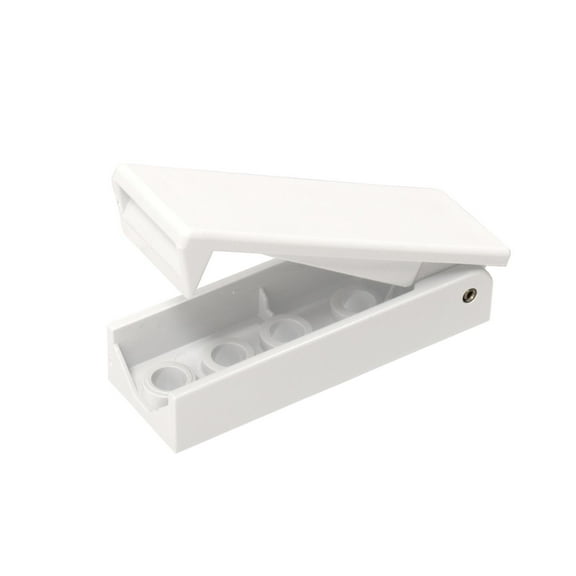 B&B Molders RV Camper Trailer, Spring Loaded Baggage Door Clip, White